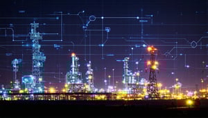 Brownfield data for energy company on a digital knowledge graph scenario dark scene-1