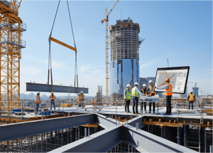 Photo depicts a construction site.